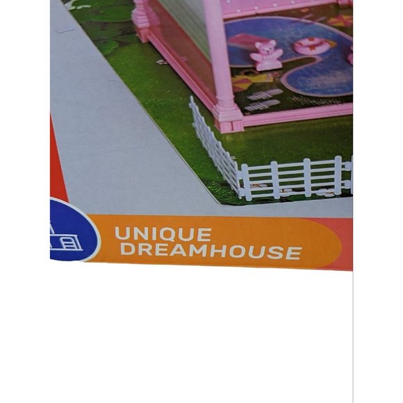 8 Rooms Huge Dollhouse with 2 Dolls and Colorful Light Doll House Gift for Girl - Picture 2 of 4